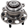Rear, Driver or Passenger Side Wheel Hub, With Bearing, 5 x 4.5 in. Bolt Pattern