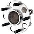 Rear, Driver or Passenger Side Wheel Hub, with Bearing, DX/GX/LX Models