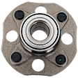 Rear, Driver or Passenger Side Wheel Hub, With Bearing, Non-ABS, With Rear Drum Brake