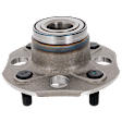 Rear, Driver or Passenger Side Wheel Hub, With Bearing, Non-ABS, With Rear Drum Brake