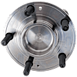Rear, Driver or Passenger Side Wheel Hub, 5 Lugs, with Bearing, with Sensor, 5 x 4.5 in. Bolt Pattern, FWD