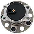 Rear, Driver or Passenger Side Wheel Hub, With Bearing, With Sensor, 5 x 4.5 in. Bolt Pattern