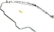2003-2007 Honda Accord - Power Steering Pressure Line Hose Assembly, 6 Cyl., 3.0L Engine, 60.5 In. Length