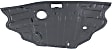 Rear Engine Splash Shield, 2.4L, GAS, For Models Without Sport Suspension