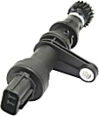 Speed Sensor, 4 Cyl., 1.6L Engine, With 3-Prong Blade Male Terminal and 1-Female Connector, For Standard Transmission
