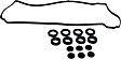 2003-2005 Honda Accord - Valve Cover Gasket, 4 Cyl., 2.4L Engine, Rubber Material, Old Design, with Grommets and Spark Plug Tube Seals