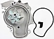 Water Pump, 2.2L/2.3L Engines