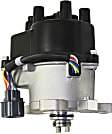 Distributor, 4 Cyl., 2.0L Engine, 9-prong Oval Connector, Includes Cap, Module, and Rotor, Supplied with Cap and Rotor, Electronic Distributor