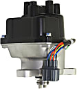 Distributor, 4 Cyl., 2.0L Engine, 9-prong Oval Connector, Includes Cap, Module, and Rotor, Supplied with Cap and Rotor, Electronic Distributor