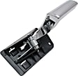 Front or Rear, Passenger Side Interior Door Handle, Chrome, Without Door Lock Hole, Base Model