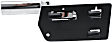 Front or Rear, Passenger Side Interior Door Handle, Chrome, Without Door Lock Hole, Base Model
