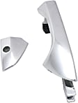 Front, Driver Side Exterior Door Handle, Chrome, With Key Hole, With Cover