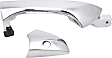 Front, Driver Side Exterior Door Handle, Chrome, With Key Hole, With Cover