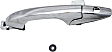 Front, Driver Side Chrome Exterior Door Handle, With Key Hole