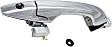 Front, Driver Side Chrome Exterior Door Handle, With Key Hole