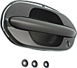 Front, Driver Side Primed Exterior Door Handle, With Key Hole