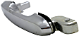 Front, Driver Side Exterior Door Handle, Chrome, With Key Hole, Without Base