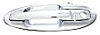 Front, Driver Side Chrome Exterior Door Handle, With Key Hole, Sedan