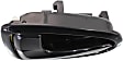 Front Or Rear, Driver Side Black Interior Door Handle