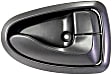 Front Or Rear, Passenger Side Gray Interior Door Handle