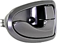 Front Or Rear, Passenger Side Gray Interior Door Handle