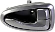 Front Or Rear, Passenger Side Gray Interior Door Handle