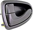 Front Or Rear, Driver Side Gray Interior Door Handle