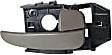 Front, Passenger Side Interior Door Handle, Beige, With Door Lock Button, 4 Cyl., 2.0L Engine
