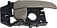 Front, Passenger Side Interior Door Handle, Beige, With Door Lock Button, 4 Cyl., 2.0L Engine