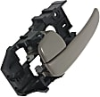Front, Driver Side Interior Door Handle, Beige, With Door Lock Button, 4 Cyl., 2.0L Engine