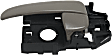 Front, Driver Side Interior Door Handle, Beige, With Door Lock Button, 4 Cyl., 2.0L Engine