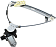 Coupe Front, Passenger Side Power Window Regulator, With Motor