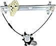 Coupe Front, Passenger Side Power Window Regulator, With Motor