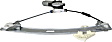 Coupe Front, Driver Side Power Window Regulator, With Motor