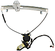 Front, Driver Side Window Regulators, Power, 2-Door, Coupe, Except Si Model