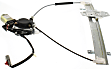 Front, Driver Side Window Regulators, Power, 2-Door, Coupe, Except Si Model