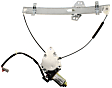 Front, Driver Side Window Regulators, Power, 2-Door, Coupe, Except Si Model