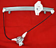 Front, Passenger Side Manual Window Regulator, Without Motor