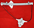 Front, Passenger Side Manual Window Regulator, Without Motor