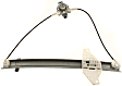 2006 Hyundai Accent - Hatchback Front, Driver Side Manual Window Regulator, Without Motor