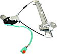Front, Driver Side Window Regulator, Power, With 6-Prong Connector With One-Touch Feature, 4 Cyl., 2.4L Engine