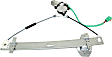 Front, Driver Side Window Regulator, Power, With 6-Prong Connector With One-Touch Feature, 4 Cyl., 2.4L Engine