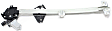 Front, Driver Side Window Regulator, Power, 4 Cyl., 2.4L Engine