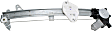 Front, Driver Side Window Regulator, Power, With Anti-Pinch