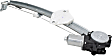 Front, Driver Side Window Regulator, Power, With Anti-Pinch