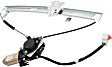 2008 Honda Fit - Front, Driver Side Power Window Regulator, With Motor