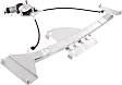 Front, Passenger Side Power Window Regulator, With Motor