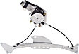 Front, Passenger Side Power Window Regulator, With Motor