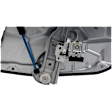Front, Driver Side Power Window Regulator, Without Motor