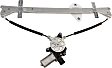 Front, Passenger Side Window Regulator, Power, with Motor